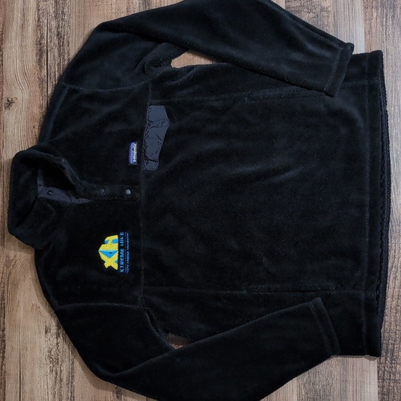 Patagonia Re-Tool Snap-T Polartec Pullover Size XL In Black - Picture 1 of 9